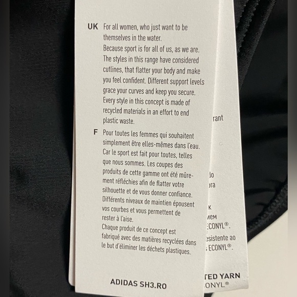 ADIDAS SH3.RO Black Bikini Swimsuit Bathing Suit Bottom size XL NWT - Picture 6 of 15